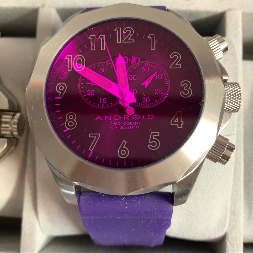 Android Men’s Euxine 2 Chronograph Purple Watch